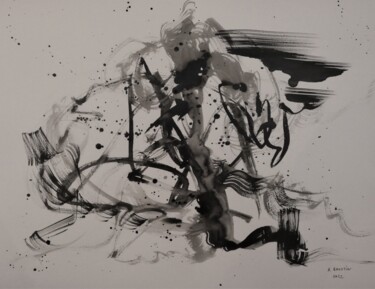 Рисунок под названием "china 28" - Arnaud Broutin, Подлинное произведение искусства, Чернила