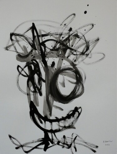 Drawing titled "P12 D2" by Arnaud Broutin, Original Artwork, Ink