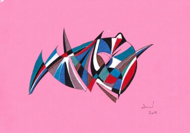 Drawing titled "Petit taurose" by Arnaud Dromigny, Original Artwork, Ink