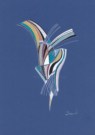 Dessin intitulée "Equilibre 2" par Arnaud Dromigny, Œuvre d'art originale, Acrylique