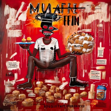 Digitale Kunst getiteld "Muffin" door Arnaud Druot, Origineel Kunstwerk, Digitaal Schilderwerk