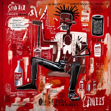 Цифровое искусство под названием "Soda" - Arnaud Druot, Подлинное произведение искусства, Цифровая живопись