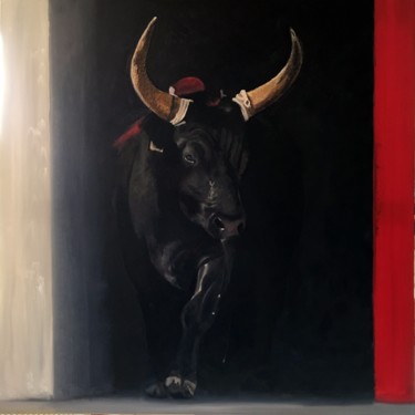 Pintura titulada "Mignon de Cuillé" por Arnaud Feuga, Obra de arte original, Oleo Montado en Bastidor de camilla de madera