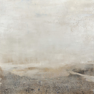 Картина под названием "Blanc Kolyma" - Arnaud Gautron, Подлинное произведение искусства, Акрил Установлен на Деревянная рама…