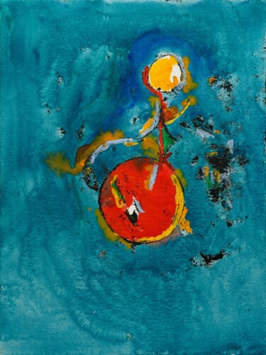 Peinture intitulée "The Whisper Of Trees" par Arnaud Ghilain, Œuvre d'art originale, Aquarelle