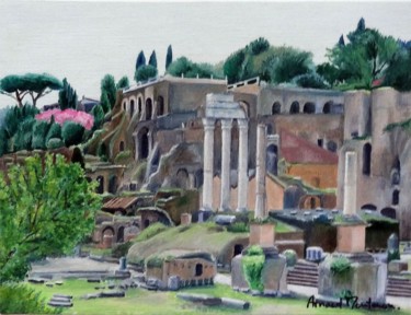 Peinture intitulée "antiques-romaines.j…" par Arnaud Montenon, Œuvre d'art originale, Huile