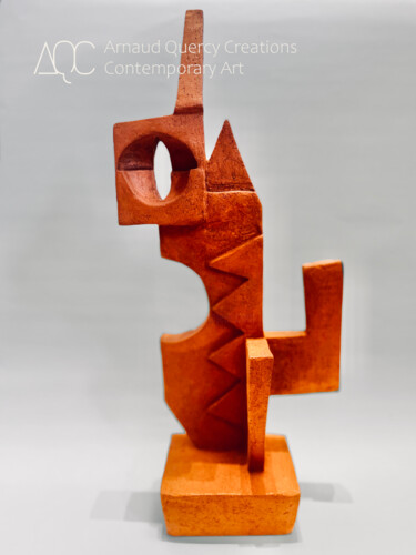 Skulptur mit dem Titel "“The Cat of Istanbu…" von Arnaud Quercy, Original-Kunstwerk, Keramik