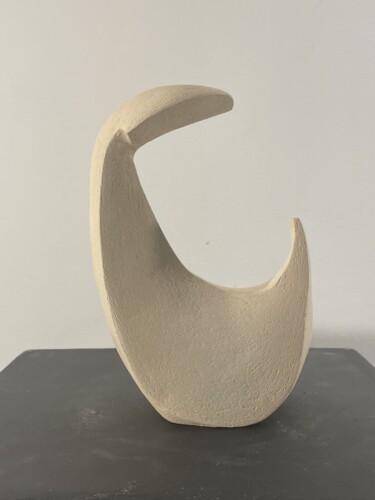 Sculpture titled "READER" by Arnaud Quercy, Original Artwork, Ceramics