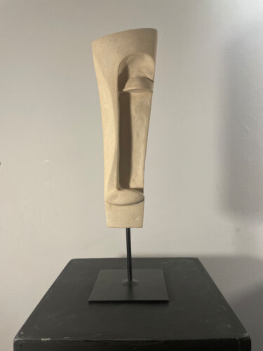 Skulptur mit dem Titel "QUIETUDE" von Arnaud Quercy, Original-Kunstwerk, Keramik