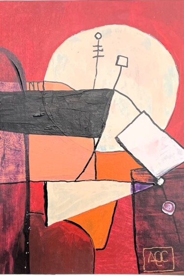 Картина под названием "Tango Giro" - Arnaud Quercy, Подлинное произведение искусства, Акрил
