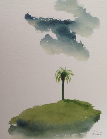 Картина под названием "Floride" - Arnaud Thévenin, Подлинное произведение искусства