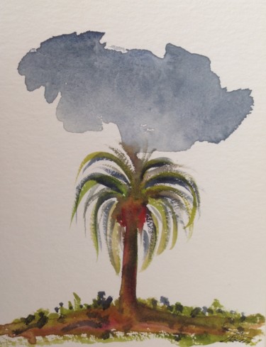 Malarstwo zatytułowany „Tunisie” autorstwa Arnaud Thévenin, Oryginalna praca