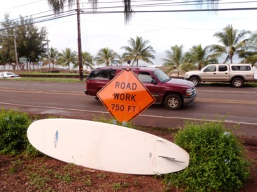 Photographie intitulée "Hawaii.        Surf" par Arnaud Thévenin, Œuvre d'art originale