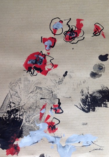 Pintura intitulada "Japon 2" por Arnaud Thévenin, Obras de arte originais, Tinta