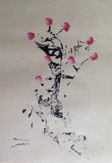 "Japon 13" başlıklı Tablo Arnaud Thévenin tarafından, Orijinal sanat, Mürekkep