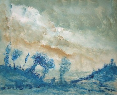 Malerei mit dem Titel ""Vers la mer en Bre…" von Arnaud Thévenin, Original-Kunstwerk, Öl