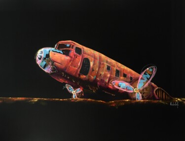 Painting titled "DC3" by Arnaud Verhulst, Original Artwork, Acrylic