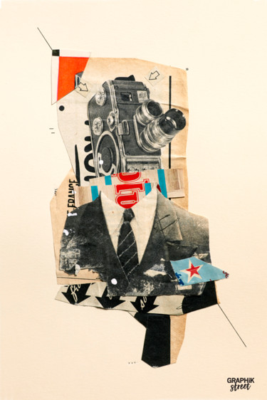 Collages intitulée "Dandikam" par Graphikstreet, Œuvre d'art originale, Collages