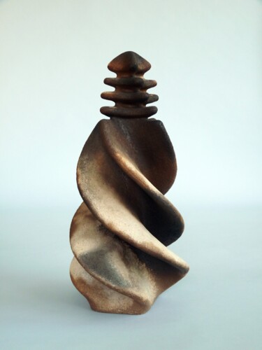 Sculpture intitulée "BIONIC ROCKET D12RT…" par Arne Petersen, Œuvre d'art originale, Terre cuite