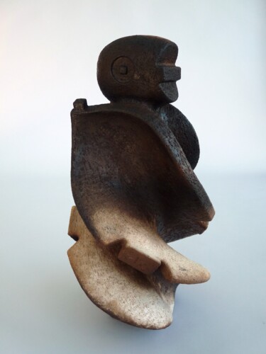 Скульптура под названием "PROMETHEUS ARCHETYP…" - Arne Petersen, Подлинное произведение искусства, Терракота