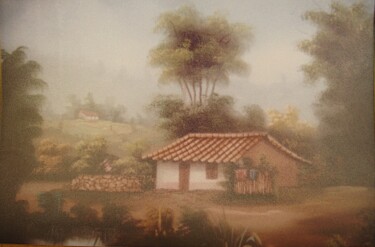 Peinture intitulée "Paisaje Paramuno" par Arney Cardenas, Œuvre d'art originale, Huile