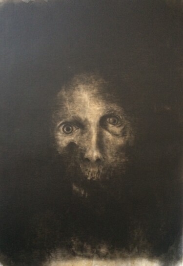 Drawing titled "sans titre 2" by Arno Andrey, Original Artwork, Charcoal