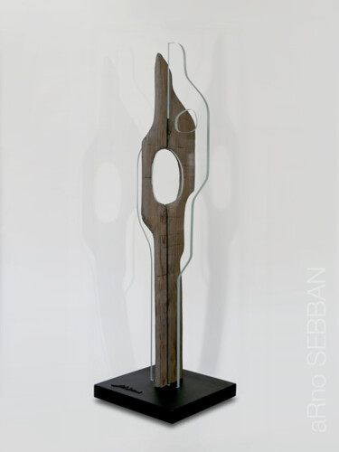 Скульптура под названием "Union" - Arno Sebban, Подлинное произведение искусства, Стекло