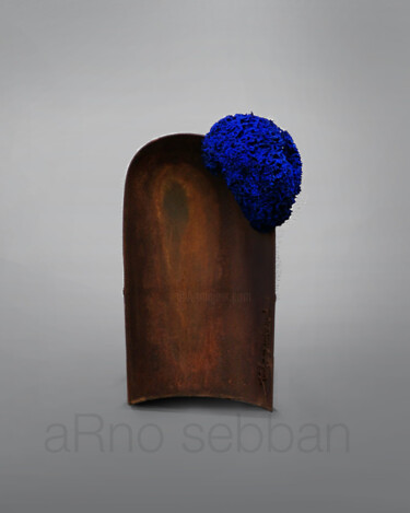 Sculpture titled "hÔte II" by Arno Sebban, Original Artwork, Metals