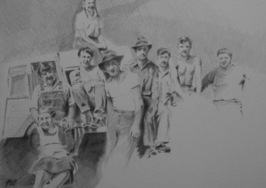 Drawing titled "famille Pagels - 19…" by Arno.2, Original Artwork