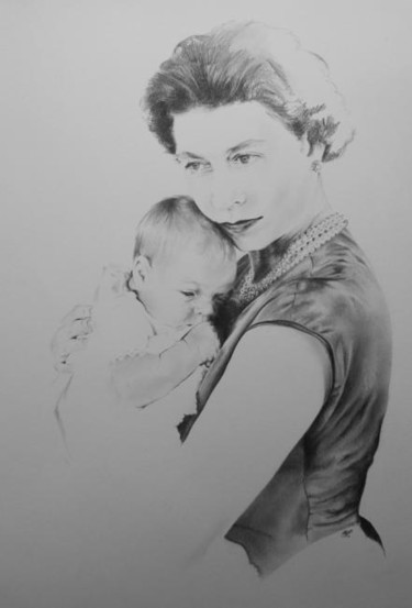 Drawing titled "Elisabeth Regina an…" by Arno.2, Original Artwork