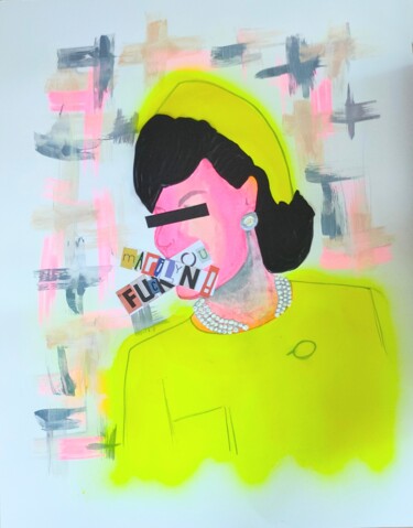 Peinture intitulée "Jackie" par Arnaud Gabriel Manette, Œuvre d'art originale, Acrylique