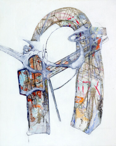 Картина под названием "Old habits" - Arnold August Nobis, Подлинное произведение искусства, Акрил