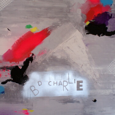 Schilderij getiteld "BD CHARLIE" door Arnold Livingstone, Origineel Kunstwerk, Acryl