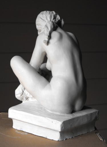 Escultura titulada "Femme - Terre cuite" por Christian Arnould, Obra de arte original, Terracota