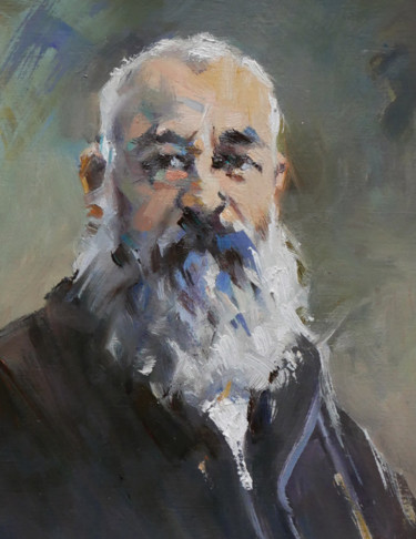 Peinture intitulée "Claude Monet (huile…" par Christian Arnould, Œuvre d'art originale, Huile