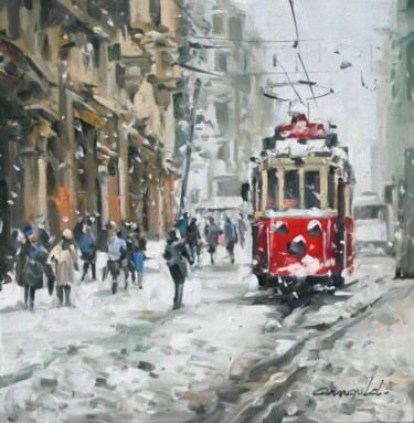 Peinture intitulée "Istambul" par Christian Arnould, Œuvre d'art originale, Huile