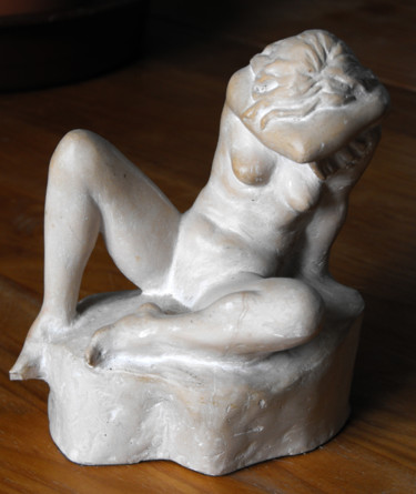 Sculpture titled "Plâtre  (1989)" by Christian Arnould, Original Artwork, Plaster