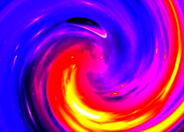 Féerie spatiale 4 Digitale Künste mit dem Titel "Féerie spatiale 4" von Nausikaa, Original-Kunstwerk, 2D Digital Work