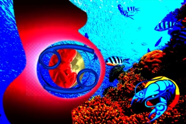 Astro-fantaisie 4 Arts numériques intitulée "Astro-fantaisie 4" par Nausikaa, Œuvre d'art originale, Travail numérique 2D