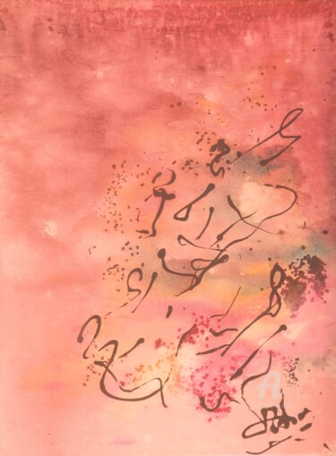 Painting titled "danse-1" by C'Robart, Original Artwork