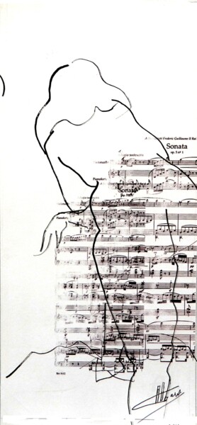 Disegno intitolato "mm3" da C'Robart, Opera d'arte originale
