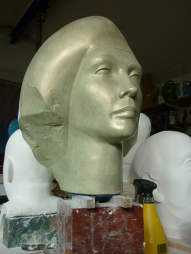 Sculpture intitulée "2008-cleopatre-2.jpg" par Alain Roche, Œuvre d'art originale