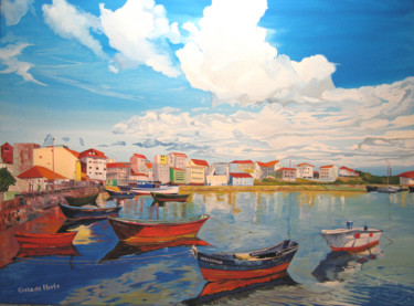 Картина под названием "costa-da-morta" - Alexey Aronov, Подлинное произведение искусства, Масло