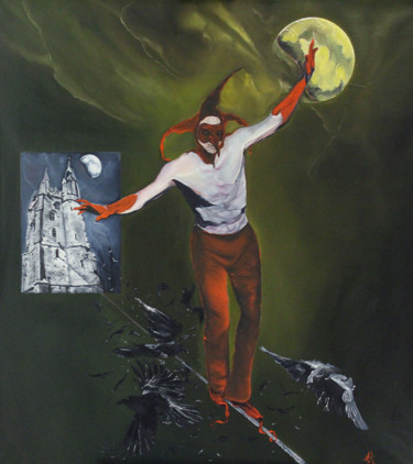 Картина под названием "Еscape" - Alexey Aronov, Подлинное произведение искусства, Масло