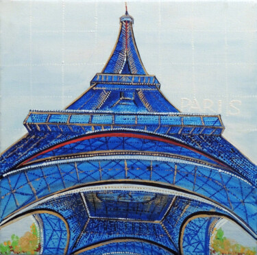 Pintura titulada "Paris" por Arpita B Ruparel, Obra de arte original, Acrílico