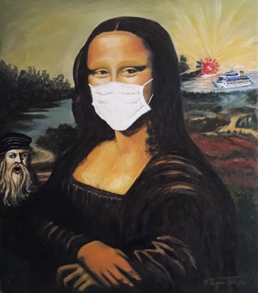 Peinture intitulée "Da 20 2020 o renasc…" par Maria Regina De Bem Felipe, Œuvre d'art originale, Acrylique