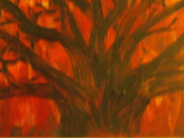 Painting titled "Tree 2" by Kirsty Foster, Original Artwork