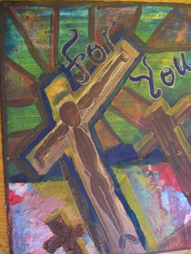 Painting titled "For you" by Kirsty Foster, Original Artwork