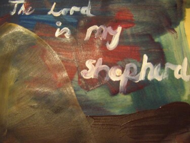 Painting titled "The Lord is my Shep…" by Kirsty Foster, Original Artwork