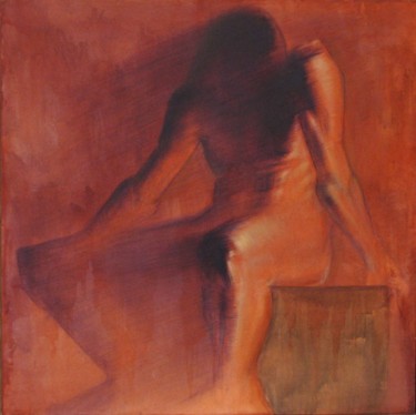 Pittura intitolato "''Thinkings alone''" da Arsen Bereza, Opera d'arte originale, Olio